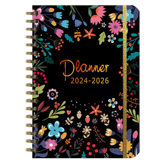 2024-2026 Monthly Planner Calendar, 1 Count Annual Schedule Notebook, College Study Supplies, Summer Gift, Office Accessories, Stationery Supplies for Home School Office